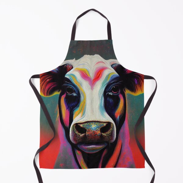 Item preview, Rick: Psychedelic Cow Portrait designed and sold by Studio Axis.