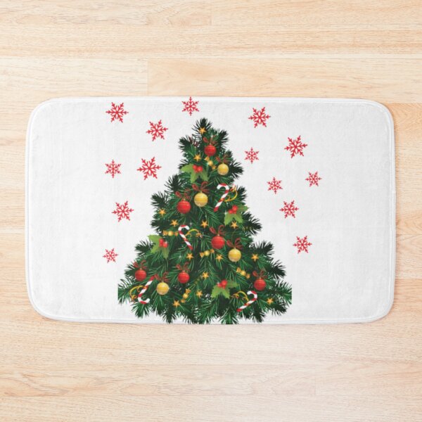 Item preview, CHRISTMAS TREE AND RED SNOW FLAKES designed and sold by Steven  LaRussa.