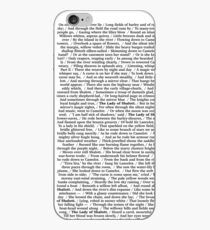 The Lady Of Shalott—Full Text—Alfred Lord Tennyson iPhone Case