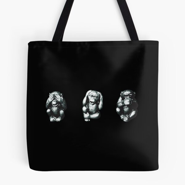 Item preview, See No Evil, Hear No Evil, Speak No Evil Chimps Icons designed and sold by Gogmagosh.