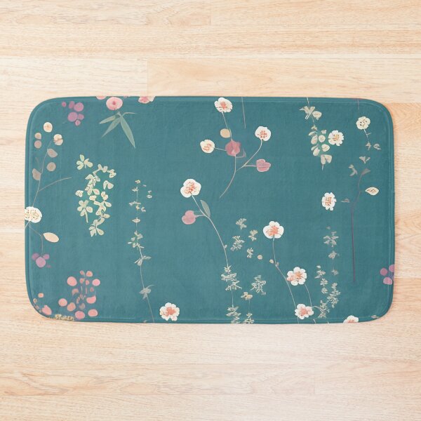 Item preview, Teal Flowers Pattern designed and sold by maddie-illus.