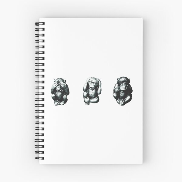 Item preview, See No Evil, Hear No Evil, Speak No Evil Chimps Icons designed and sold by Gogmagosh.