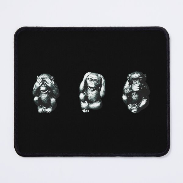 Item preview, See No Evil, Hear No Evil, Speak No Evil Chimps Icons designed and sold by Gogmagosh.