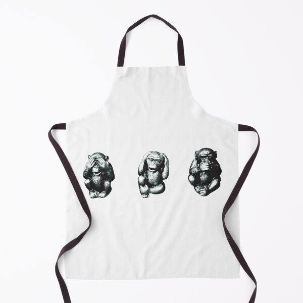 Item preview, See No Evil, Hear No Evil, Speak No Evil Chimps Icons designed and sold by Gogmagosh.