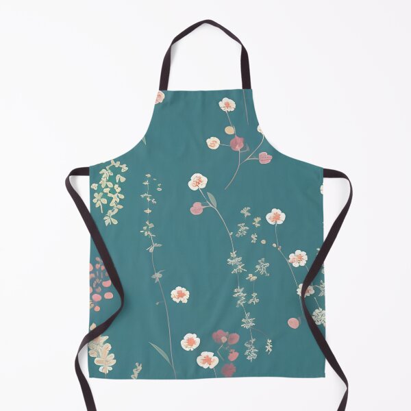 Item preview, Teal Flowers Pattern designed and sold by maddie-illus.