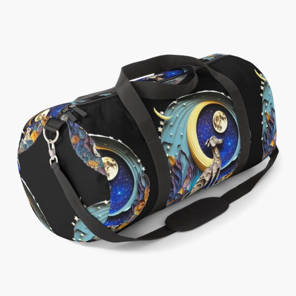 Item preview, Greyhound Dog in Space Full Moon Planets Stars Cute Abstract designed and sold by Lovedogz4life.