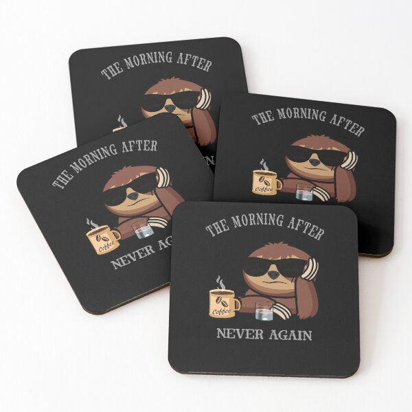 Item preview, The morning after funny sloth never again  designed and sold by TipTopTapo.