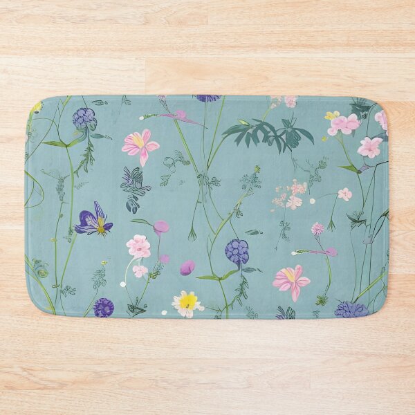 Item preview, Pale Blue Flowers Pattern designed and sold by maddie-illus.