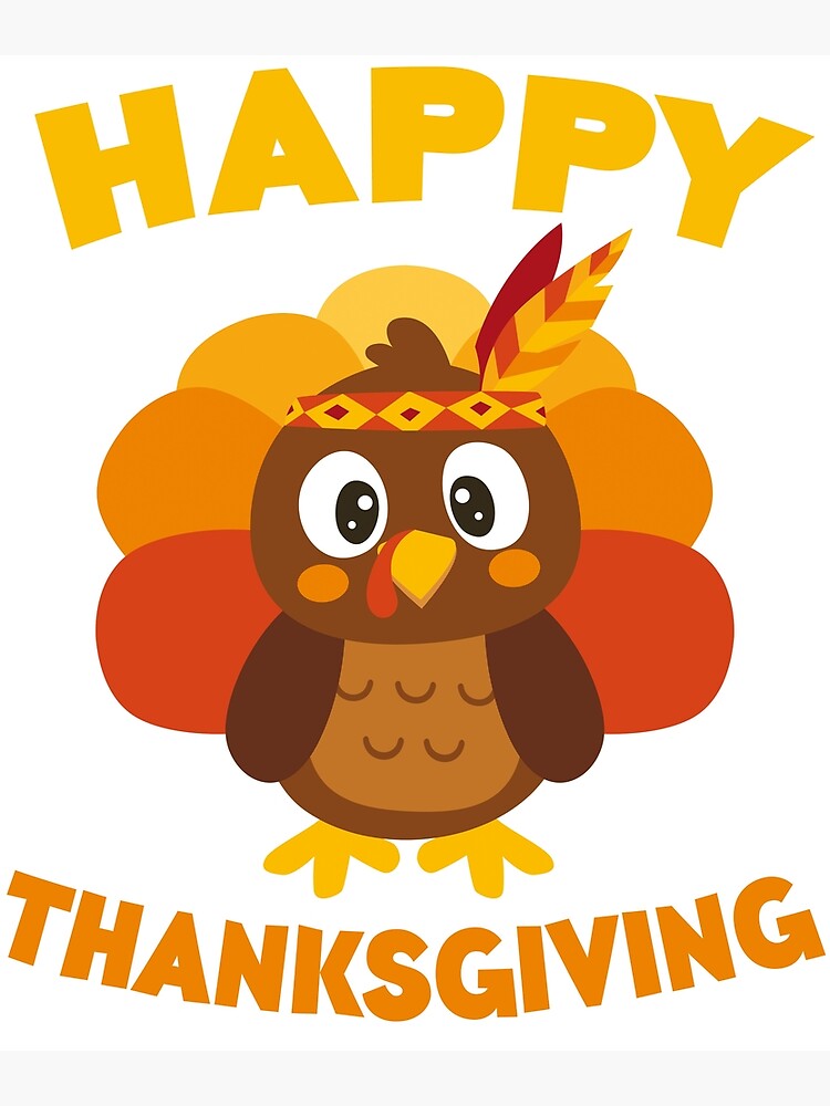 Happy Thanksgiving Day Postcard for Sale by deepstone