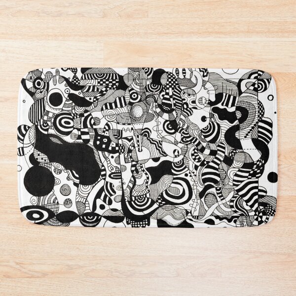 Item preview, An abstract black and white composition designed and sold by RealMatch.