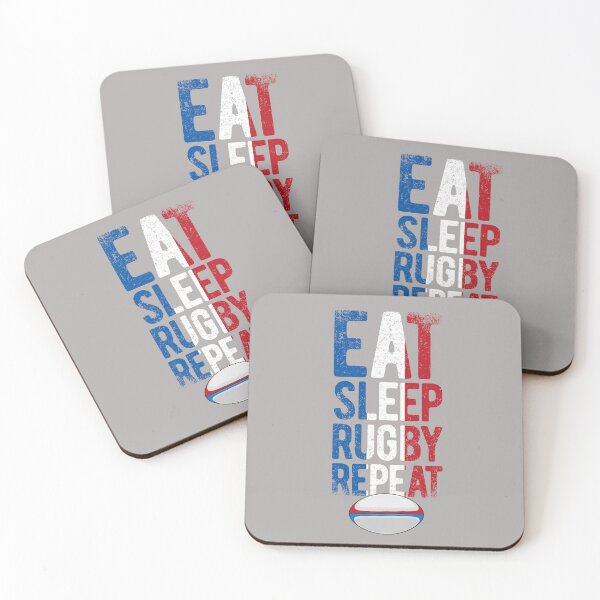 Item preview, eat sleep rugby repeat france rugby designed and sold by justplainwords.