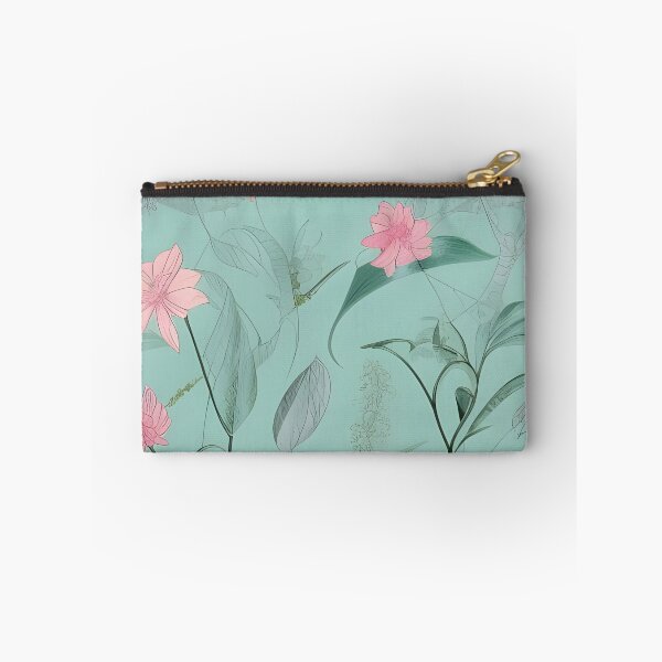 Item preview, Turquoise Flowers Pattern designed and sold by maddie-illus.