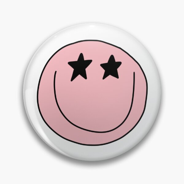 Artikelvorschau, Starry Eyed Pink Smiley-Gesicht entworfen und verkauft von tati-jpg.