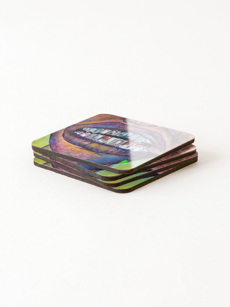 Thumbnail 4 of 5, Coasters (Set of 4), Grill designed and sold by Rinmagicart.