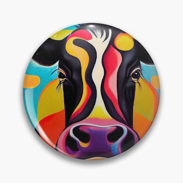 Item preview, Gruber: Psychedelic Cow Portrait designed and sold by Studio Axis.