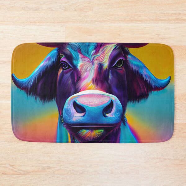 Item preview, Adam: Psychedelic Cow Portrait designed and sold by Studio Axis.
