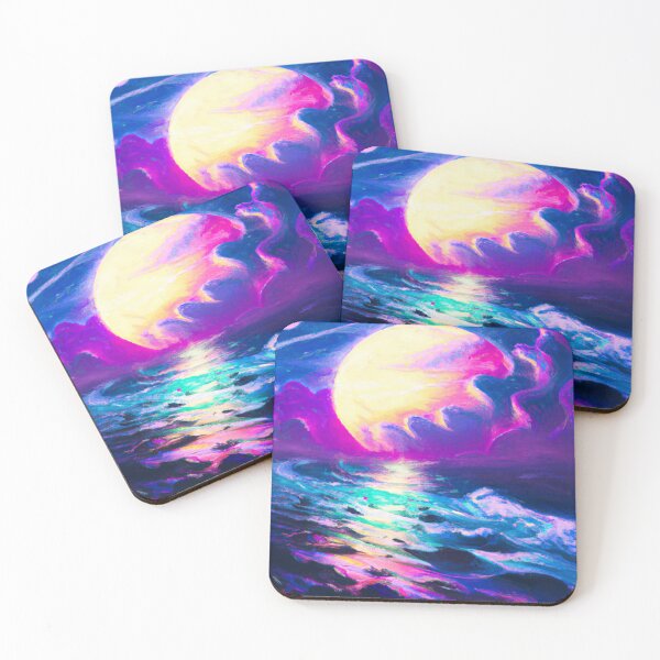 Item preview, Van Gogh style blood moon lunar space eclipse in the night sky  designed and sold by Chris Purdy.