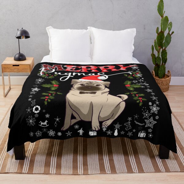 Item preview, Merry Pugmas Funny Dog Lover Santa Pug Family Christmas designed and sold by r-silver.