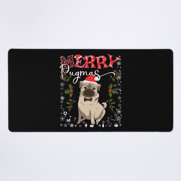 Item preview, Merry Pugmas Funny Dog Lover Santa Pug Family Christmas designed and sold by r-silver.