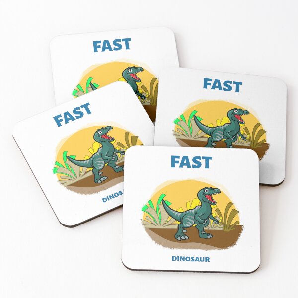Item preview, fast dinosaur tshirt designed and sold by Eugenie974.