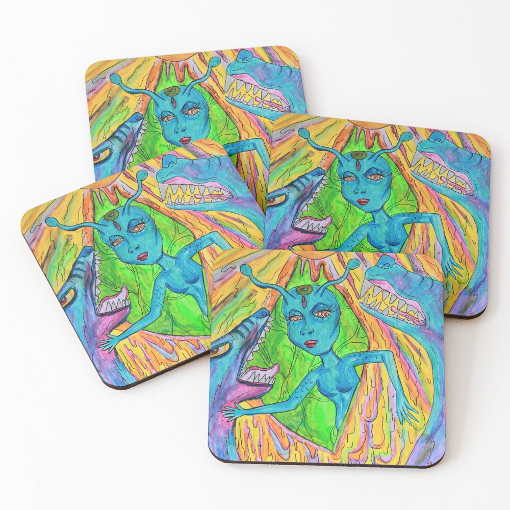 Item preview, Coasters (Set of 4) designed and sold by Rinmagicart.