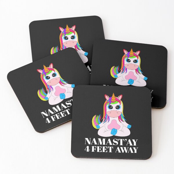 Item preview, Namast'ay 4 Feet Away Yoga Instructor Yoga Lover designed and sold by GrumpyDadCo.