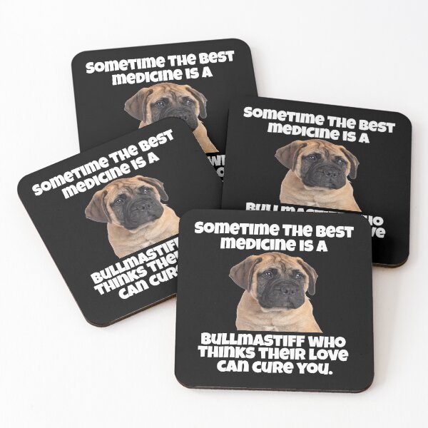 Artikelvorschau, Bullmastiff Hundegeschenk Bullmastiff Manchmal ist die beste Medizin ein Bullmastiff entworfen und verkauft von fantasticdesign.