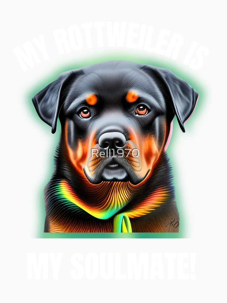 Thumbnail 7 of 7, Classic T-Shirt, Beautiful Rottweiler Design designed and sold by Rell1970.