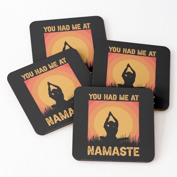 Item preview, You Had Me At Namaste Yoga Instructor Meditation designed and sold by GrumpyDadCo.