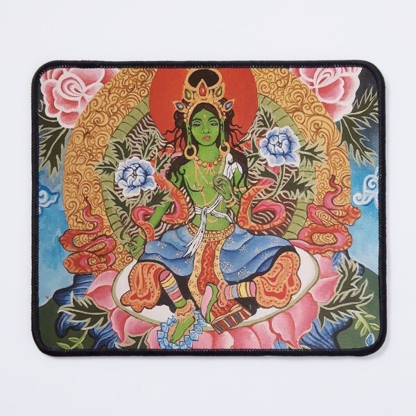 Item preview, Green Tara, Original Art designed and sold by PirateSun.