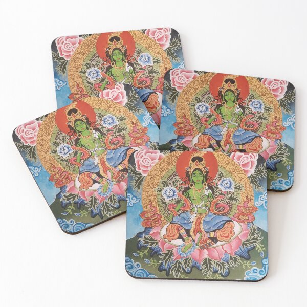 Item preview, Green Tara, Original Art designed and sold by PirateSun.