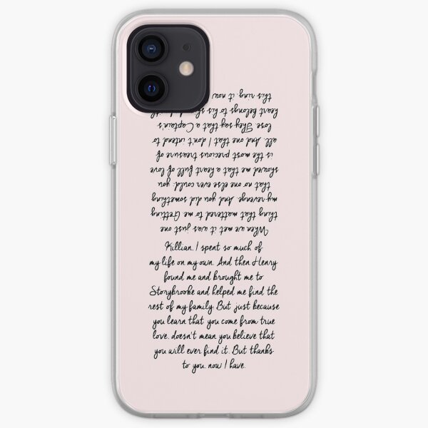 26. Emma and Killian's Wedding Vows (check the other for Samsung models) iPhone Soft Case
