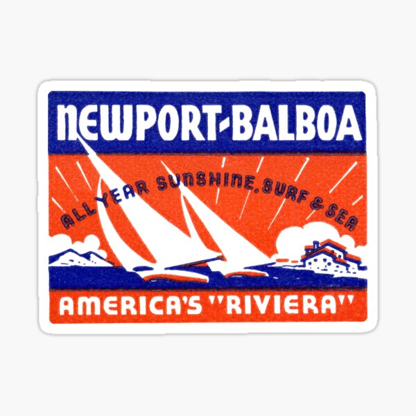 Item preview, 1940s Newport Beach Balboa, California  designed and sold by historicimage.