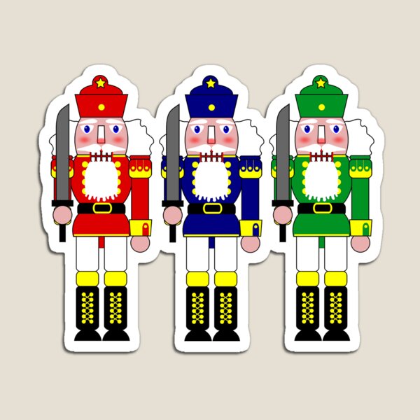 Christmas Nutcracker Soldiers Magnet