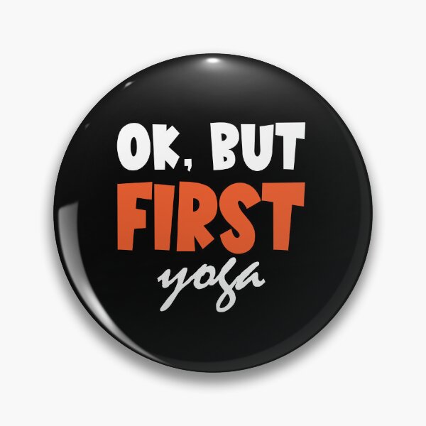 Item preview, Ok But First Yoga Fitness Yoga Instructor Meditate designed and sold by GrumpyDadCo.