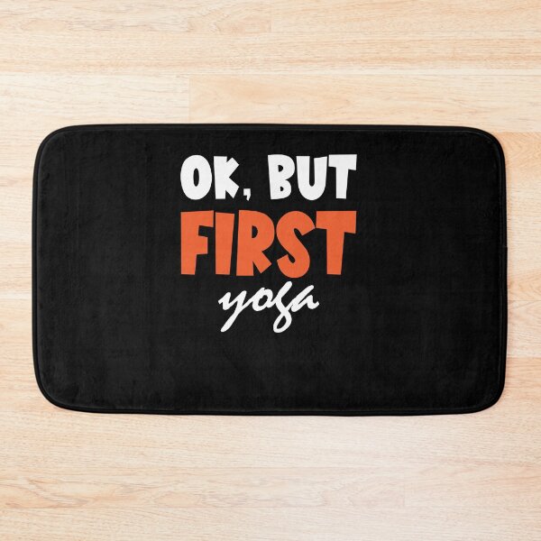 Item preview, Ok But First Yoga Fitness Yoga Instructor Meditate designed and sold by GrumpyDadCo.
