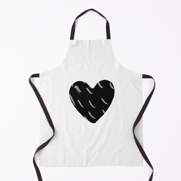 Item preview, Heart black texture hand drawn watercolor isolated designed and sold by Yana Mustafina | Boho Soulful Designs.