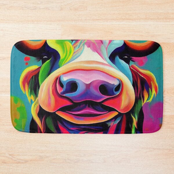 Item preview, Johnny: Psychedelic Cow Portrait designed and sold by Studio Axis.