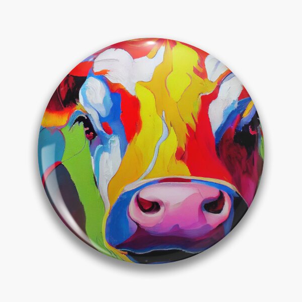 Item preview, Phillis: Psychedelic Cow Portrait designed and sold by Studio Axis.