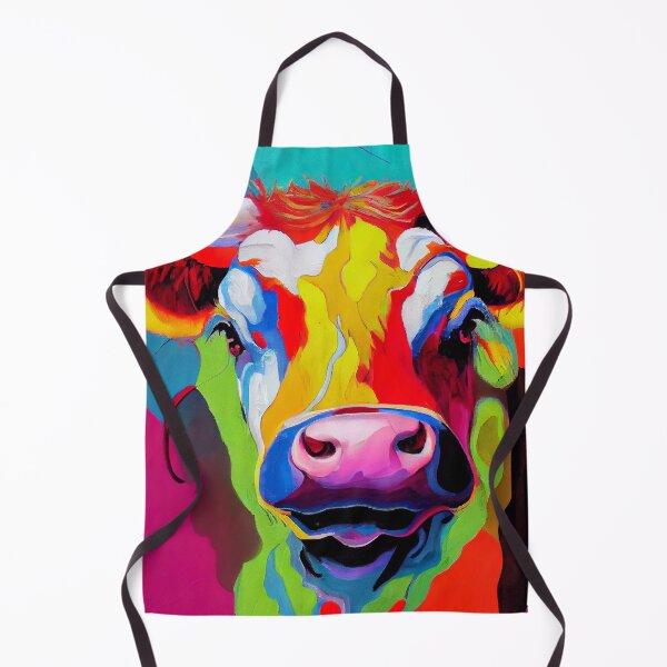 Item preview, Phillis: Psychedelic Cow Portrait designed and sold by Studio Axis.