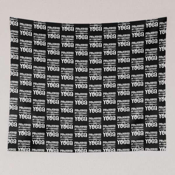 Item preview, Powered By Fairydust And Yoga Fitness Yoga designed and sold by GrumpyDadCo.