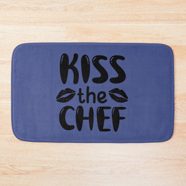 Item preview, Kiss The Chef, Chef Gift, Funny Chef Quote, Funny Cook Quote, Cooking Lover Gift designed and sold by DesignHouse07.