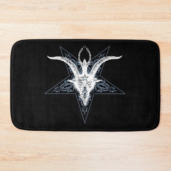 Item preview, white baphomet 6 designed and sold by crileybell.