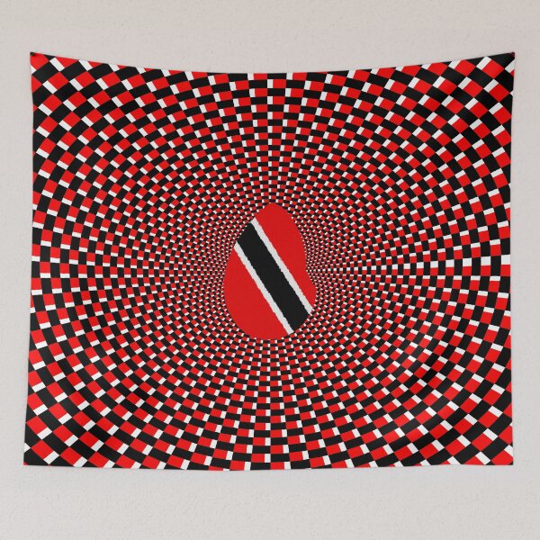 Item preview, GREAT WEST INDIES CHRISTMAS AND CARNIVAL TRINIDAD AND TOBAGO SOUVENIRS - UNIQUE ABSTRACT CONFORMAL MAPPING CARIBBEAN GEOMETRIC PATTERN - FESTIVE INSPIRATION OF THE TRINIDADIAN FLAG designed and sold by Ralek.