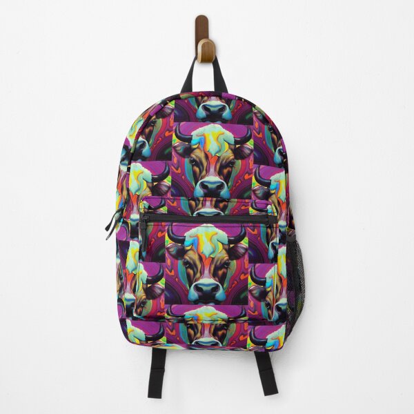 Item preview, Erica: Psychedelic Cow Portrait designed and sold by Studio Axis.