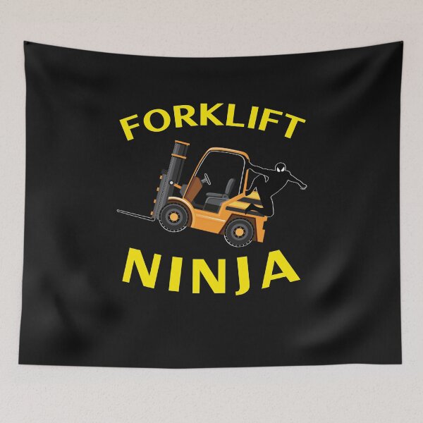 Item preview, Forklift Ninja GY designed and sold by TeamsterLife.