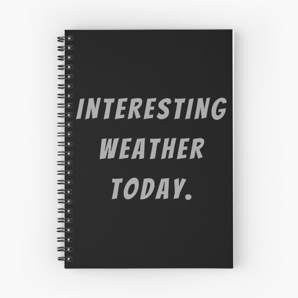 Item preview, Interesting Weather Today. - Large Subtitle Version designed and sold by SN-MI.