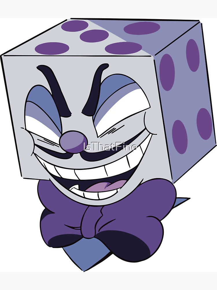 Cuphead - Devil x King Dice Magnet for Sale by -RotaS