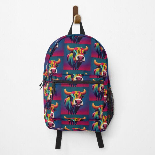Item preview, Fred: Psychedelic Cow Portrait designed and sold by Studio Axis.