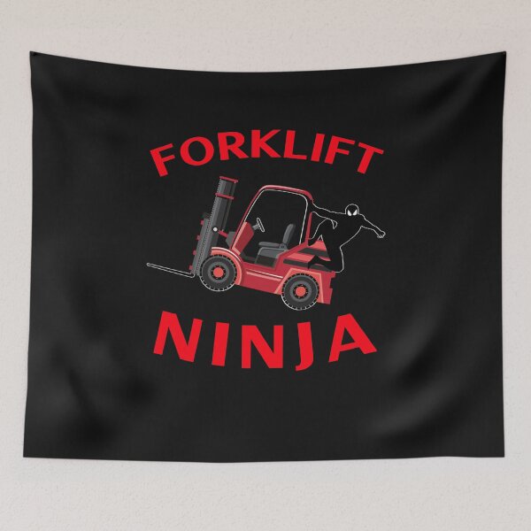 Item preview, Forklift Ninja RR designed and sold by TeamsterLife.